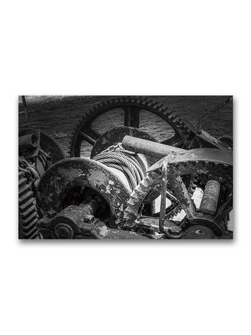 Railway Gear Mechanism Poster -Image by Shutterstock