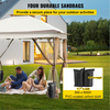 VEVOR Outdoor Canopy Gazebo Tent, Portable Canopy Shelter with 12'x12' Large Shade